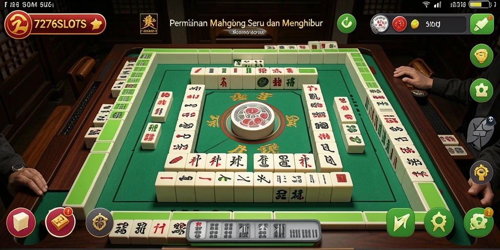 Tampilan gameplay seru dari 7276SLOTS yang penuh tantangan Mahjong.