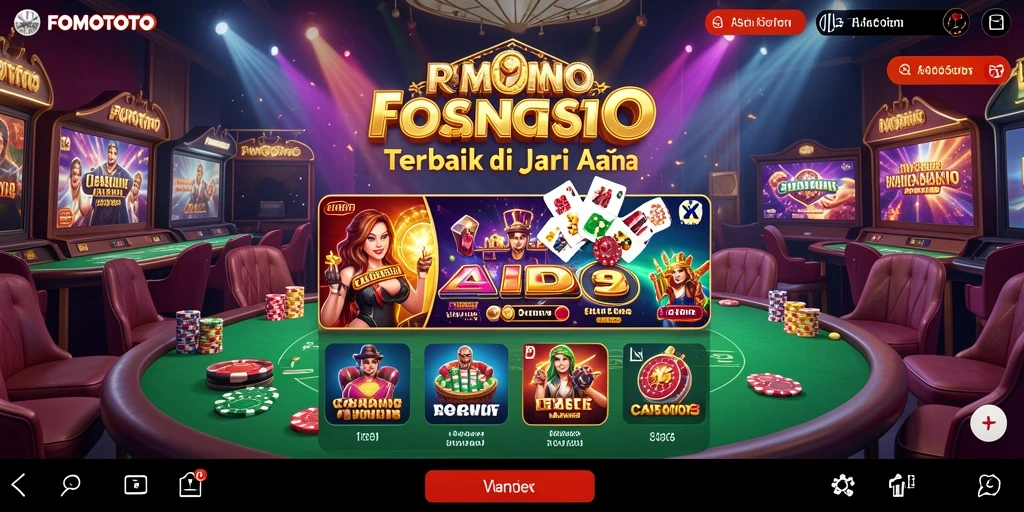 Gameplay Live Casino menarik di FOMOTOTO dengan dealer profesional.