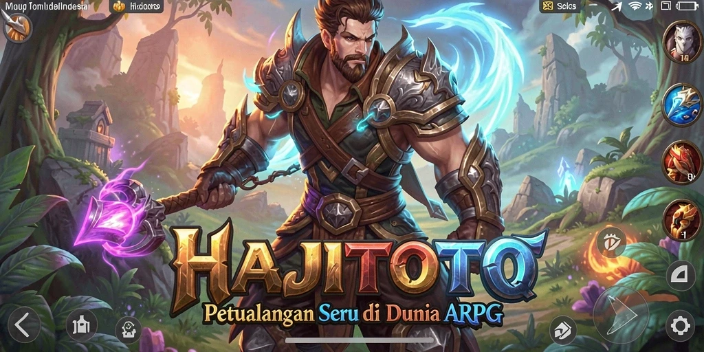 Tampilan gameplay seru dalam dunia ARPG yang menantang.