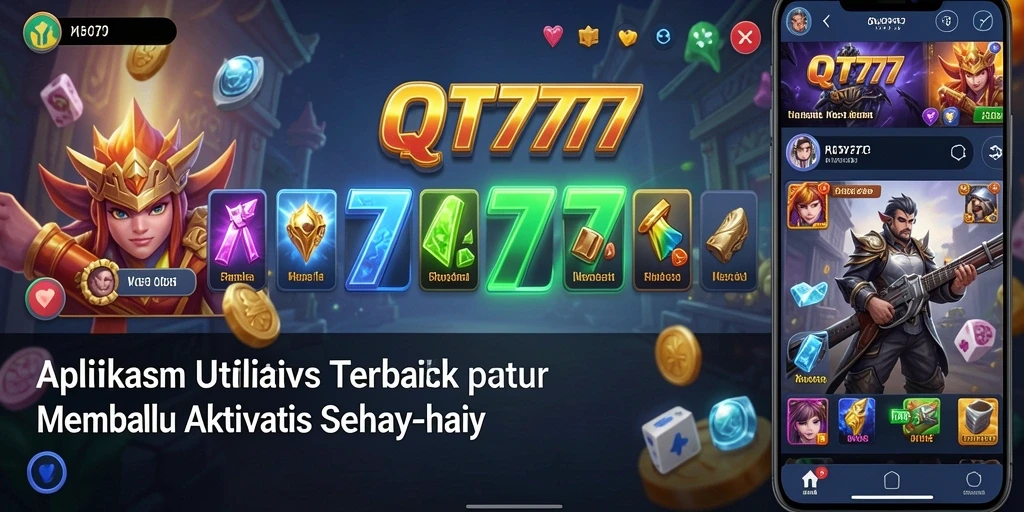 Tampilan antarmuka QT777 yang intuitif untuk utilitas sehari-hari.
