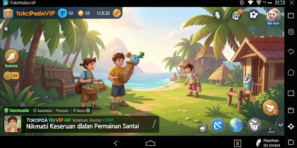 Screenshot utama TOKOPEDIAVIP menampilkan keseruan gameplay yang menyenangkan.