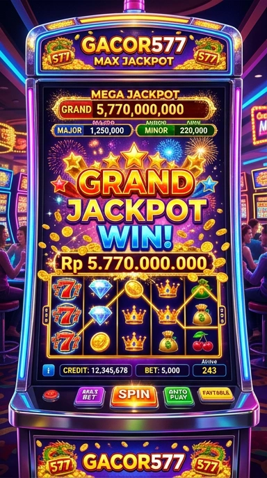 Tampilan utama aplikasi gacor577 yang ramah pengguna.